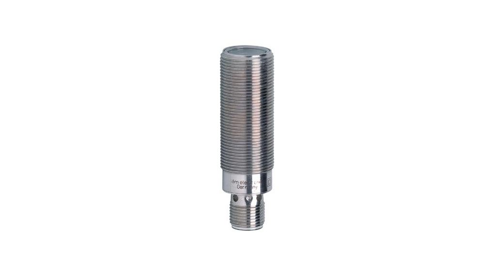 ifm electronic Through Beam Photoelectric Sensor, Cylindrical Sensor, 20 m Detection Range