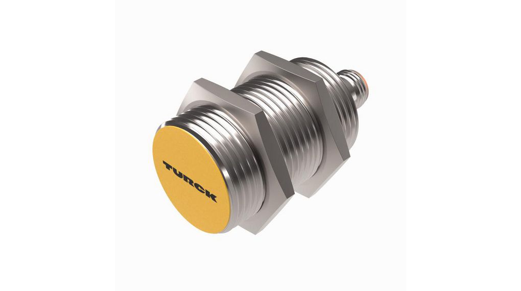 Turck Inductive Threaded Barrel Proximity Sensor, M30, 15 mm Detection, PNP NO, 10 → 30 V dc