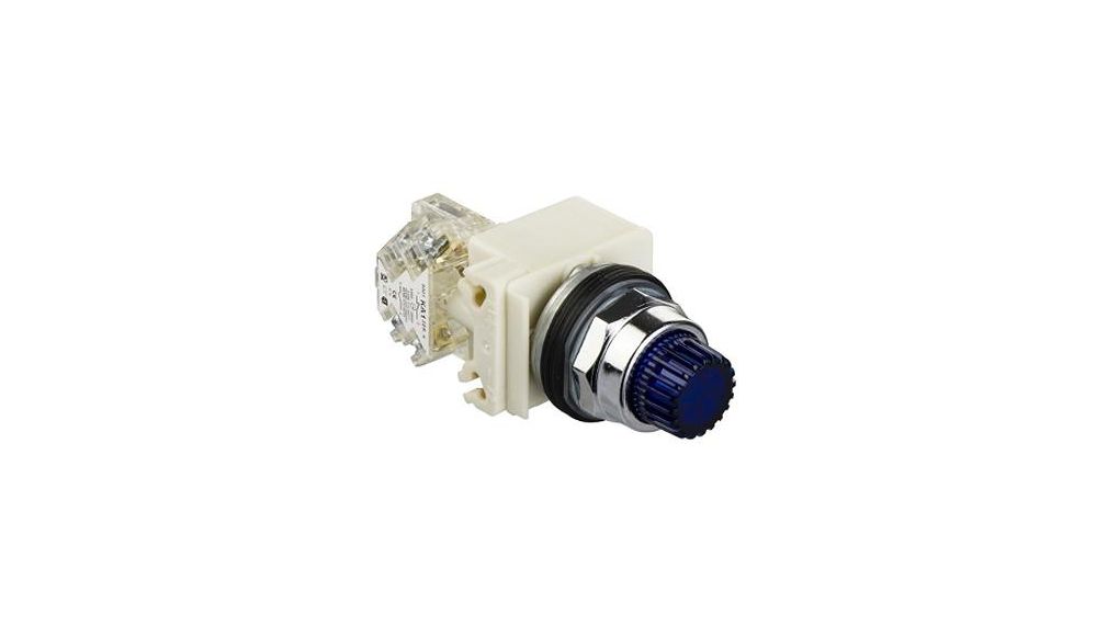 Schneider Electric Harmony Series Illuminated Push Button Switch, Push to Make, 30mm Cutout, 1CO, 600V, IP66