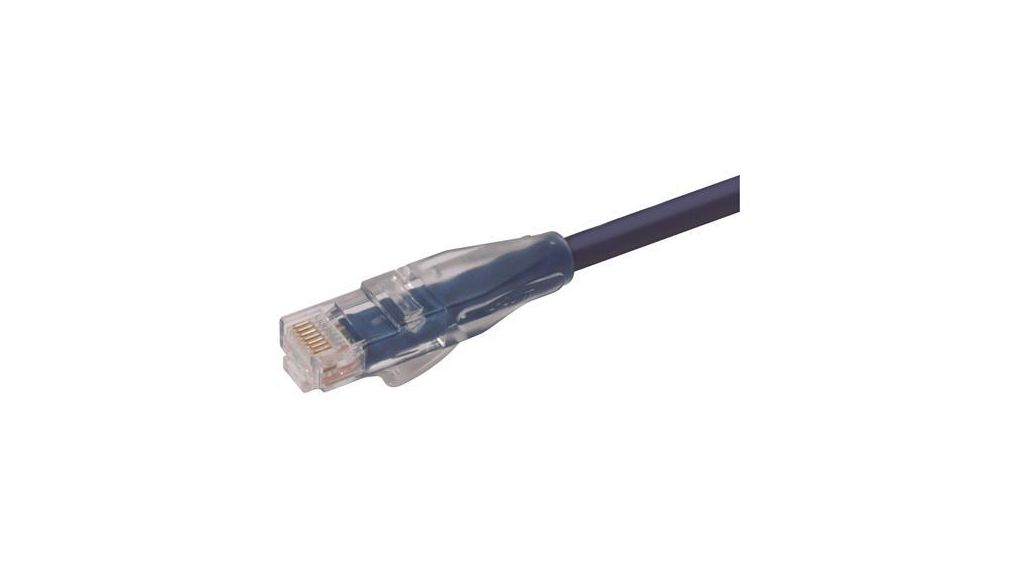 TRD, Blue RJ45 to Male RJ45 Male, Unshielded Polyvinyl Chloride Sheath Polyvinyl Chloride (PVC) Blau