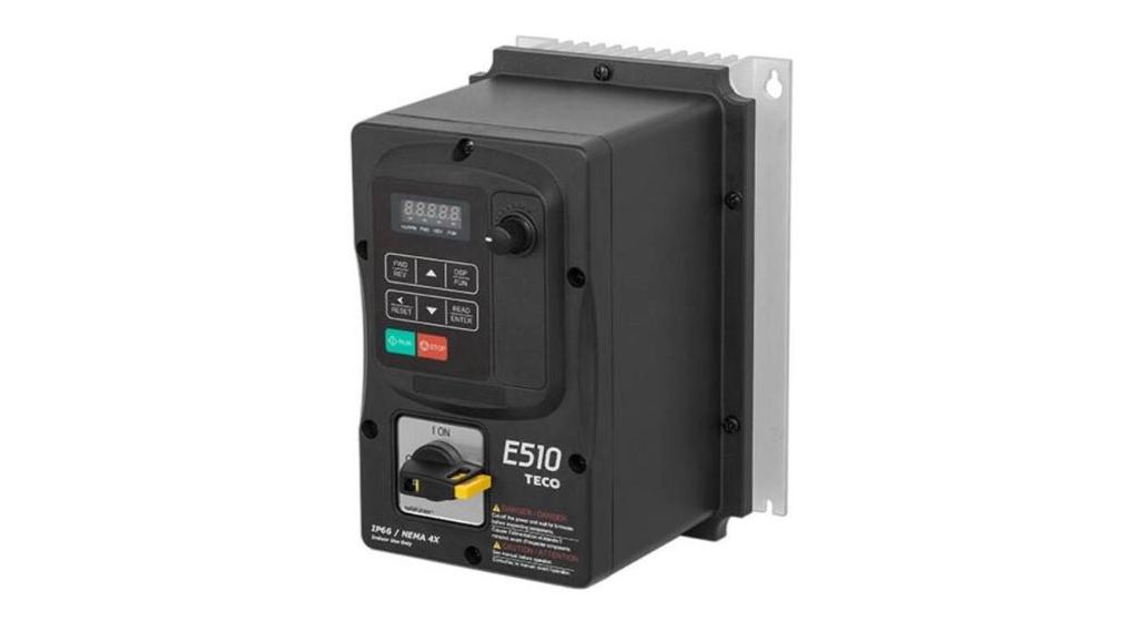 TECO Westinghouse Inverter Drive, 3.7 kW, 3 Phase, 400 V, 8.8 A, E510 Series