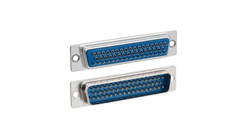 SD-50 50 Way Straight Screw D-Sub ConnectorMale, with Jack Screw, Male, Solder Cup