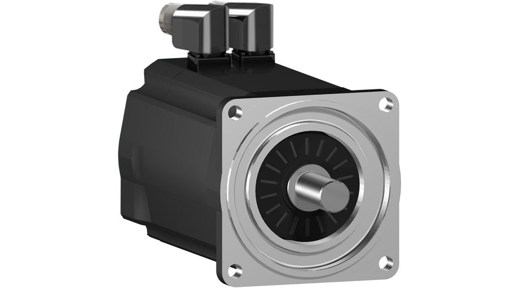 115/480 V 1900 W Servo Motor, 6000 rpm, 18.3 Nm Max Output Torque, 19 mm Shaft Diameter