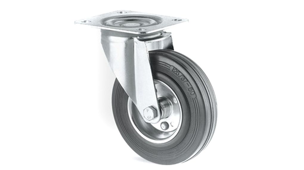 Tente Swivel, 205 kg Capacity, 200 mm Wheel