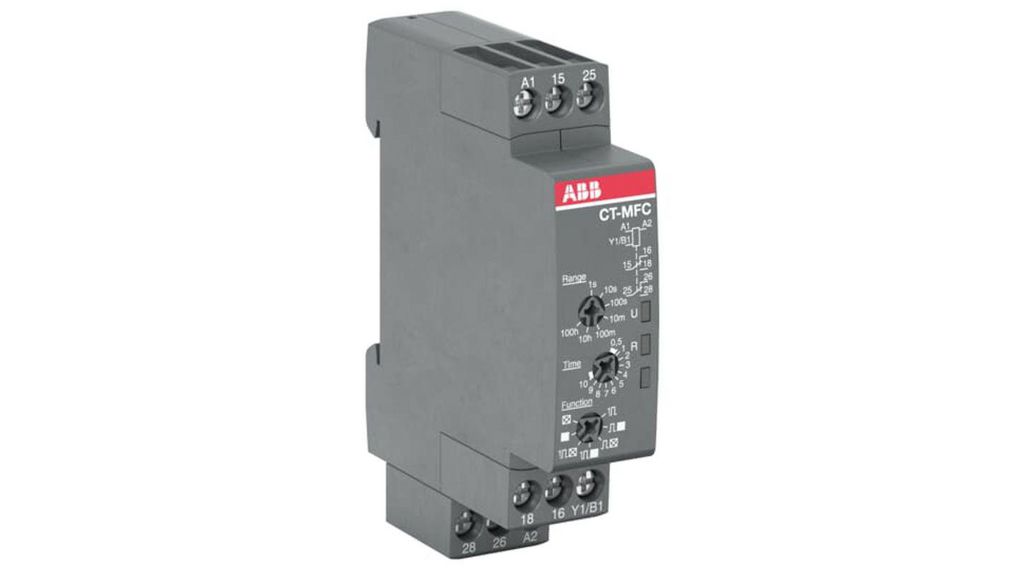 Relay Module Elfa 1SVR508020R1100 CT-MFC.21 | ABB CT-C Series DIN Rail, Snap-On Timer ...