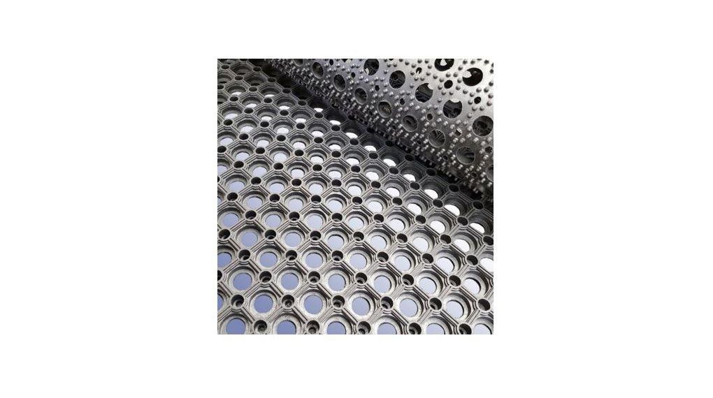 Rubber Anti-Fatigue Mat, 800mm x 1.2m x 16mm