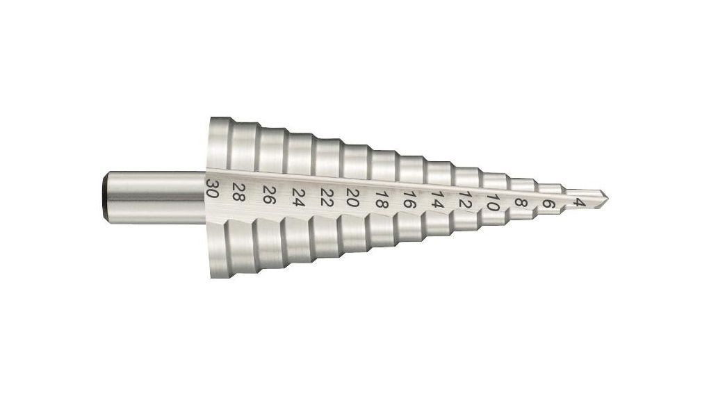 Tivoly High Speed Steel Step Drill Bit 4mm x 30mm