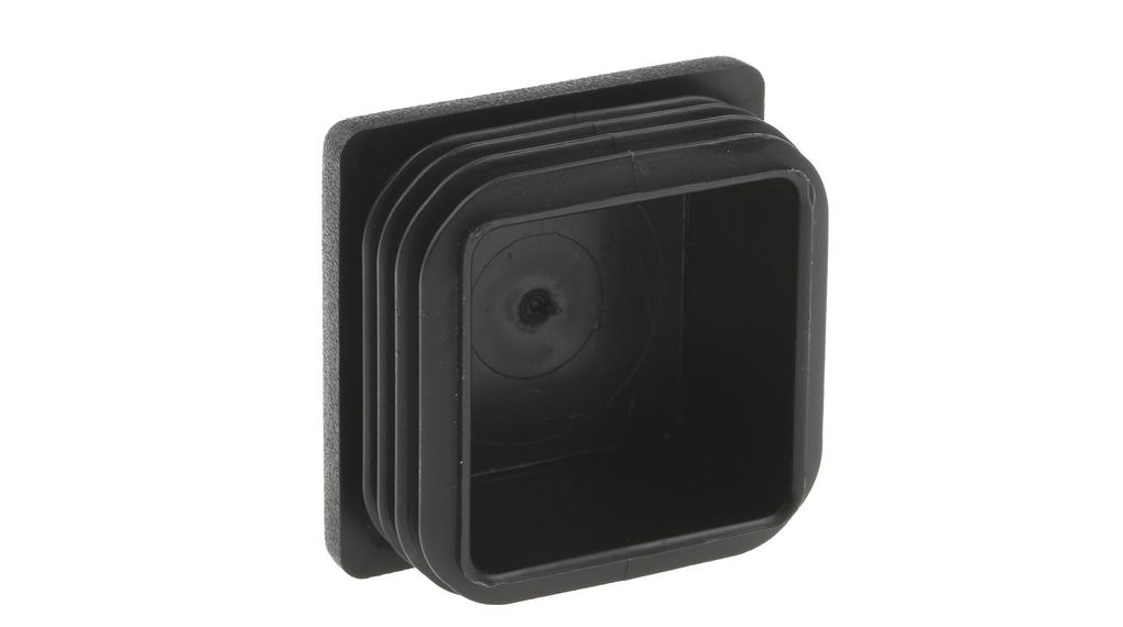 Rose+Krieger Black Polyethylene (PE) Square Tube, 40mm, 10 ST