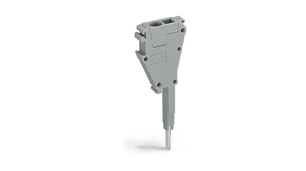 WAGO 870 Series Jumper for Use with Bloque terminal, No, Grau