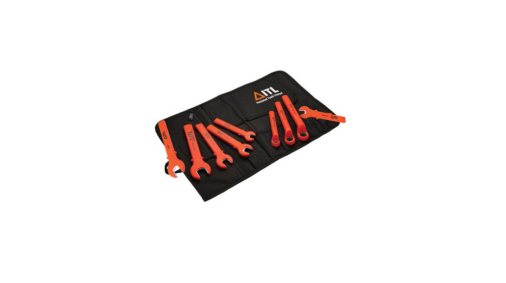 ITL Insulated Tools Ltd 9-Piece Open Ended Spanner Set, VDE/1000V