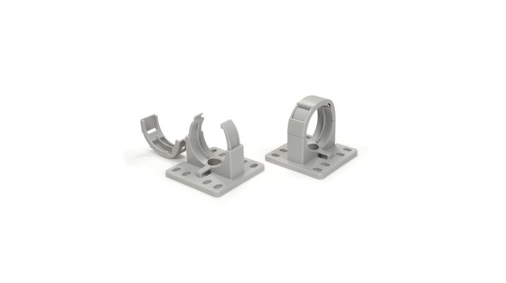 HellermannTyton Grey Polyamide Pipe Clamp 64.5 mm x 59 mm