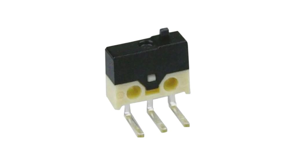 Micro Switch, DH, 500mA, 1CO, 0.9N, Plunger
