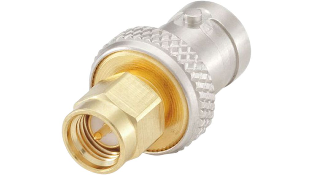 RF Adapter, Straight, SMA Plug - BNC Socket, 50Ohm