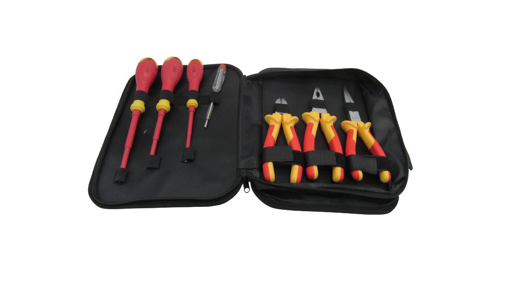 Electricians VDE Tool Kit, 1kV Approved, 7 Pieces