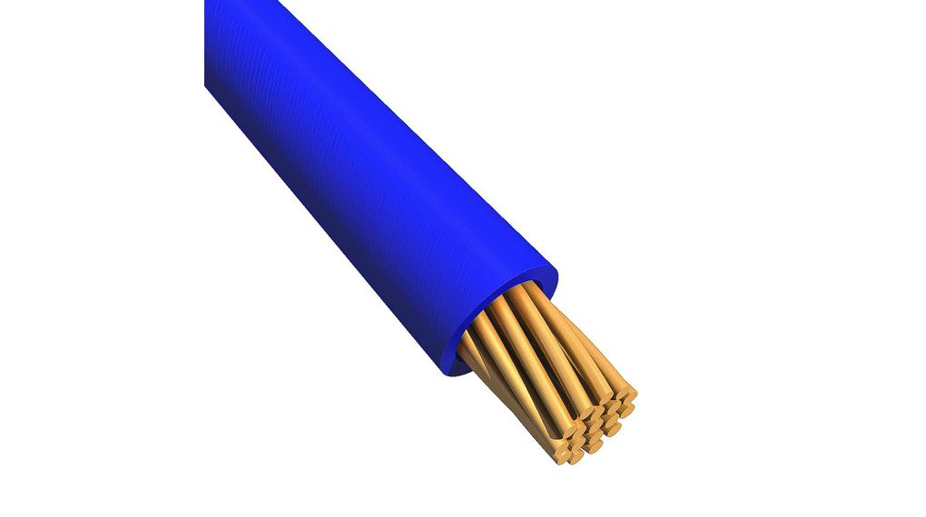 Hook Up Wire mPPE 2.1mm² Tinned Copper Blue 305m