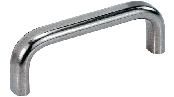Handle, 110 x 10 x 39 mm, 1,000 N 110mm Stainless Steel Silver