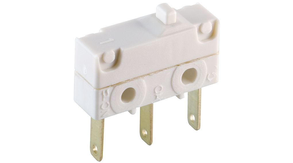 1046.1103 | Marquardt Micro Switch 1046, 10A, 1CO, 2.8N, Plunger ...