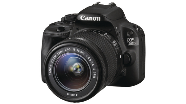 SLR camera EOS 100D + EF-S 18-55 mm IS STM, Black, 18 MegaPixel