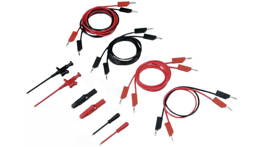 Test equipment lead set Standard, Suitable for: 4mm Systems