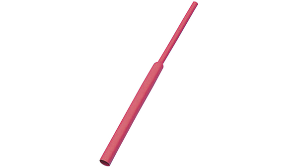 Schrumpfschlauch Polyolefin, 0.8 ... 1.6mm, Rot, 1.22m