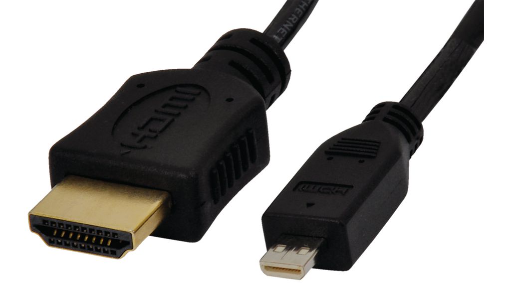 Onderzoek Alsjeblieft kijk Speciaal BB-656-1 | Maxxtro HDMI - Micro HDMI cable slim m - m, HDMI-stekker - HDMI- micro-stekker, 1m | Distrelec Nederland