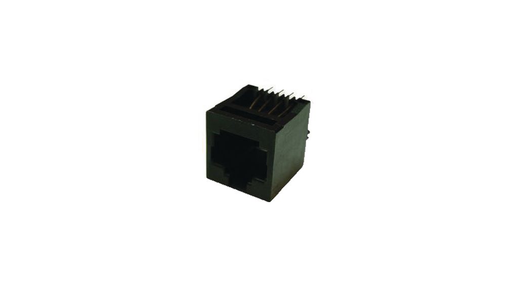 Modularer Steckverbinder, Buchse, RJ45, CAT5e, Gerade, Positionen - 8, Anzahl Kontakte - 8, Ungeschirmt