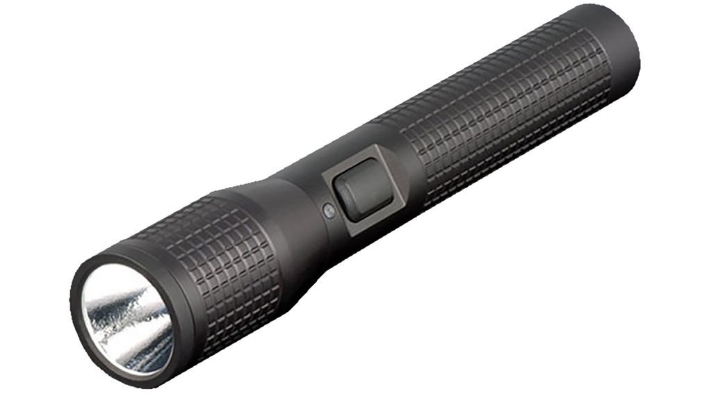 Torch, LED, Rechargeable, 850lm, 256m, Black