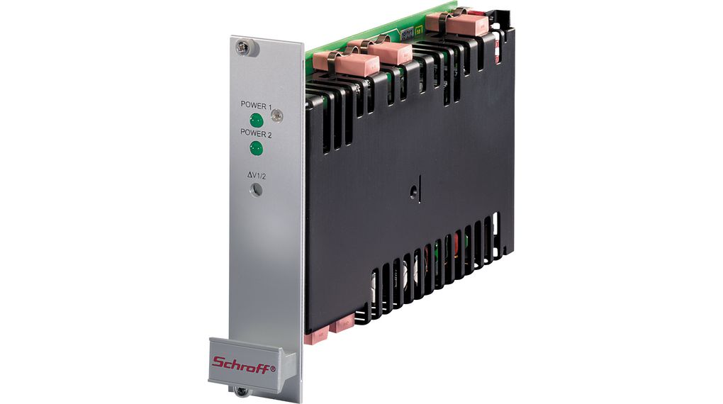 Frontpanel 13103 CPDC 19" DC/DC Converters 128.4mm