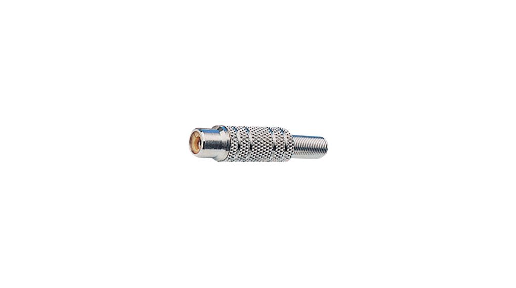 RCA Connector 5.7mm, Socket, Straight
