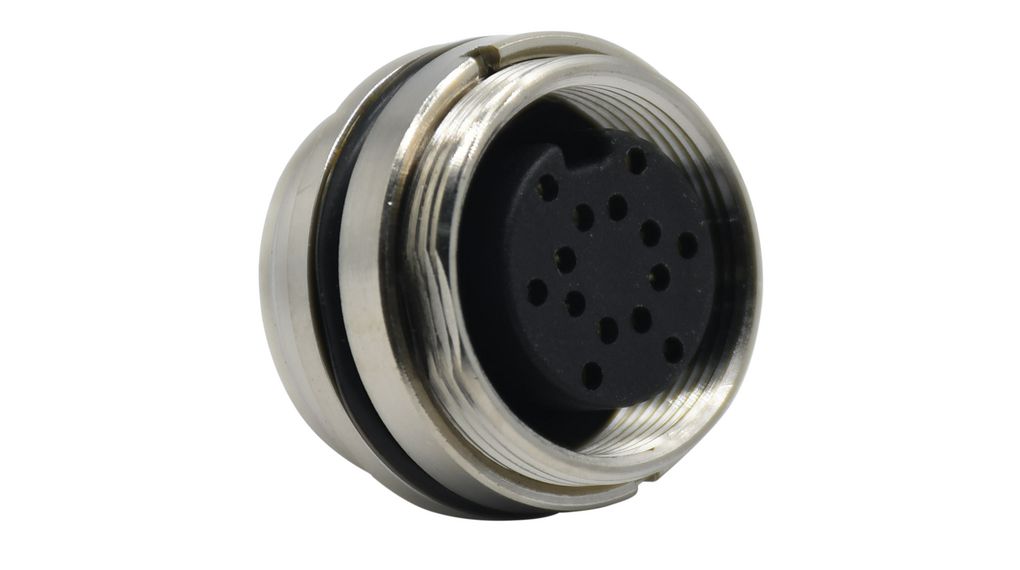 RND 205-01421 | RND Mini Connector Socket 14 Contacts, 3A, 60V, IP67 ...