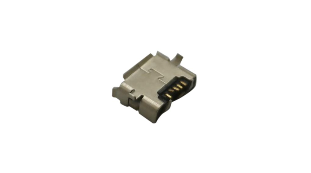 Micro USB-AB Stecker 2.0, Buchse, Micro USB-AB 2.0, Gerade, Positionen - 5