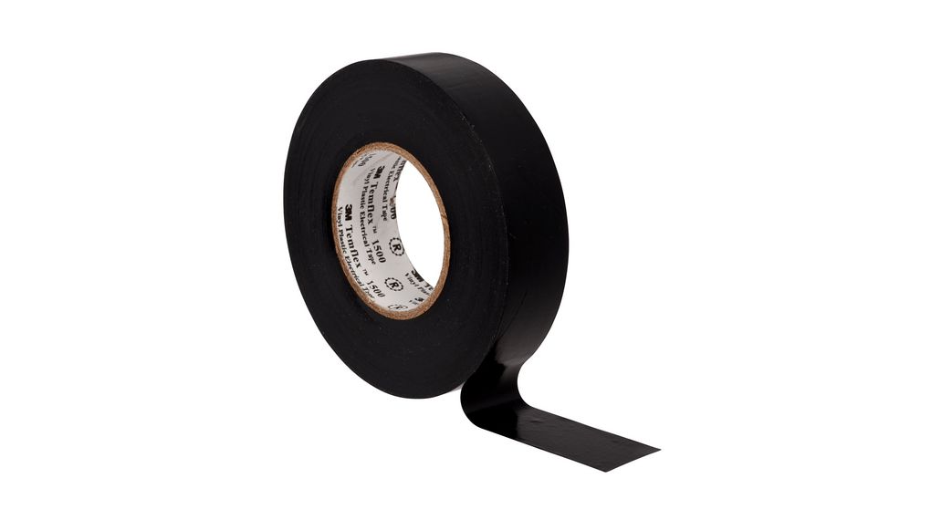 Temflex 1500 PVC Electrical Tape 19mm x 25m Black