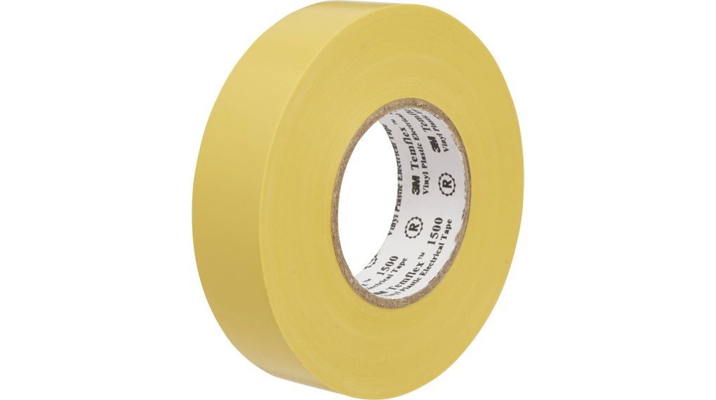 Temflex 1500 PVC Electrical Tape 15mm x 10m Yellow