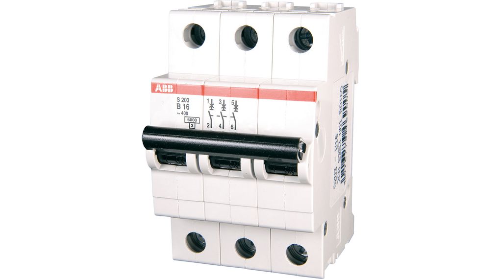 S203-B32 | ABB Miniature Circuit Breaker B, 32A, 250V, IP20/IP40 ...