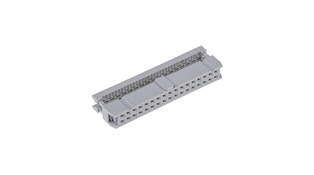 AWP 34-7240-T | Assmann WSW 34-Way IDC Connector Socket for Cable Mount ...