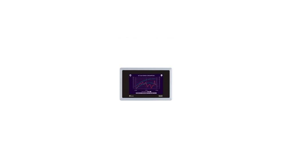 HMI Touch Panel, X2 Base, 5", 800 x 480, 250cd/m², 512MB, IP20