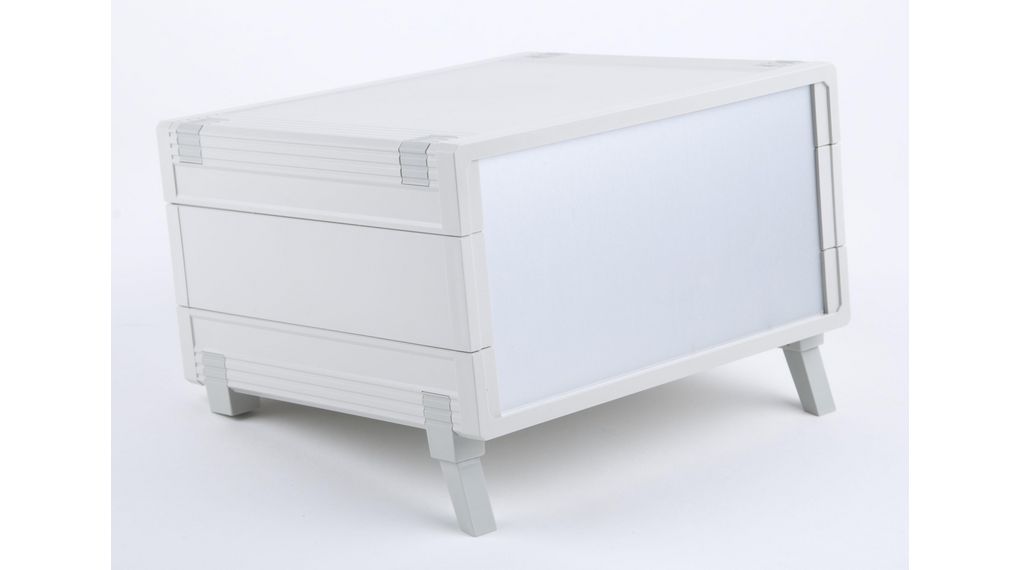 Plastic Enclosure, ABS, 199x224x118mm, Light Grey