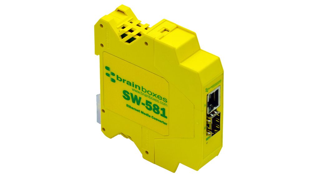 Medieomformer, Fiber multi-modus / Fiber enkeltmodus - Ethernet, Fiberporter 1SFP
