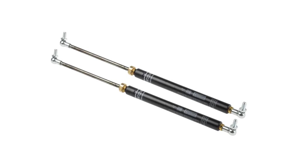 Gas Strut with Ball & Socket Joint, 100 ... 650N, 364mm