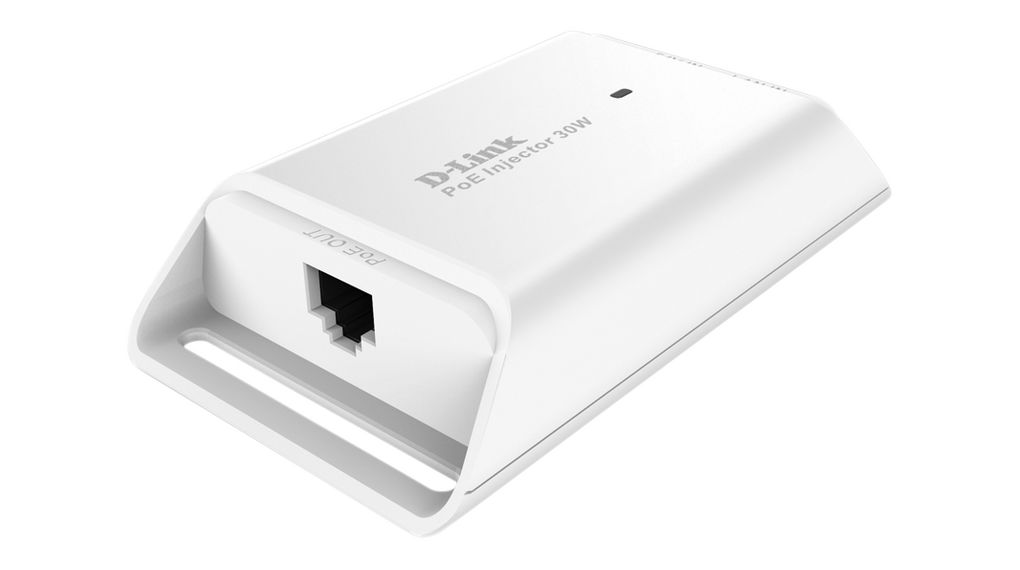 Gigabit PoE+-Injektor, 1Gbps, 30W, RJ45-Anschlüsse 2, PoE-Ports 1