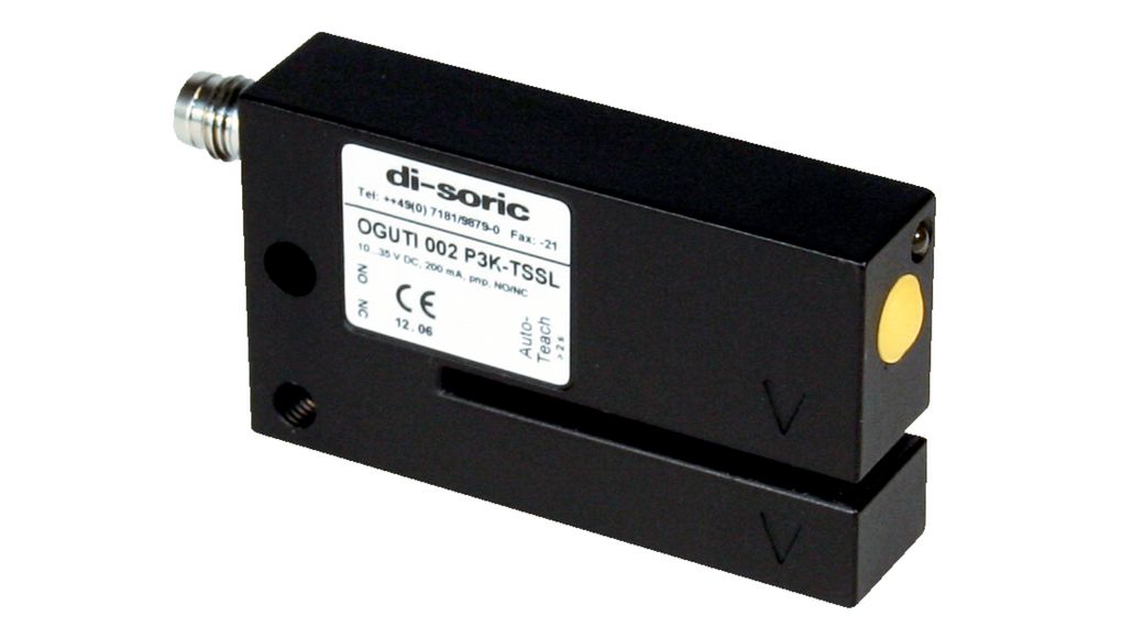 Optical Label Sensor NPN / PNP 2mm 35V 35mA IP67 OGUTI