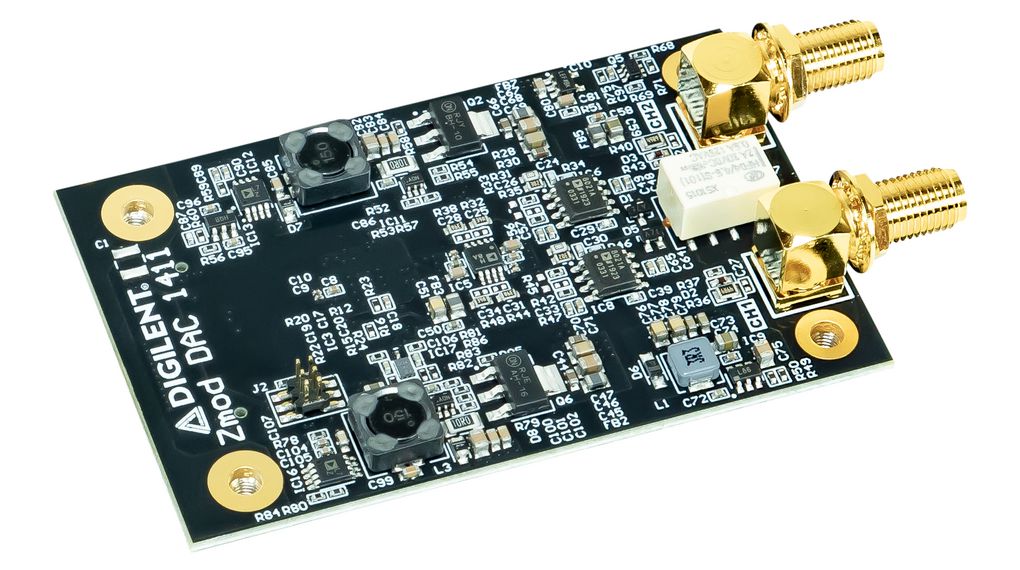 Zmod DAC 1411 SYZYGY-Compatible Dual-Channel 14-bit Digital-to-Analogue Converter Module