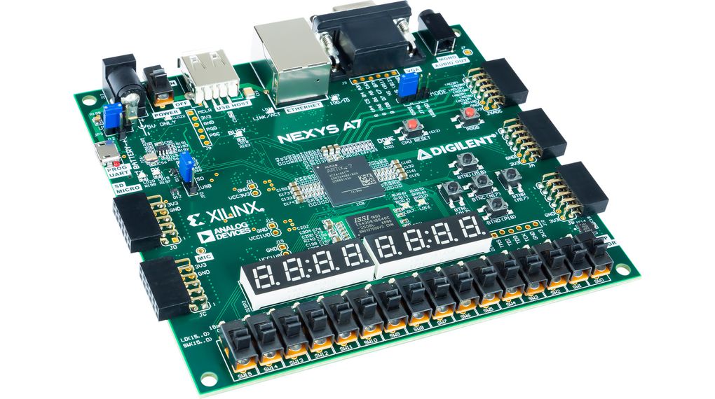 Nexys A7-50T FPGA Trainer Board USB / VGA / 3.5 mm Socket / PWM / Ethernet / MicroSD