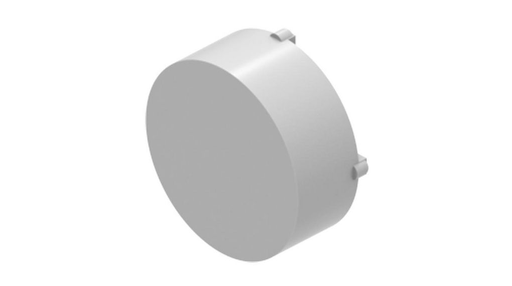 Schalterkappe Rund 29mm Weiss Kunststoff EAO 04-Serie
