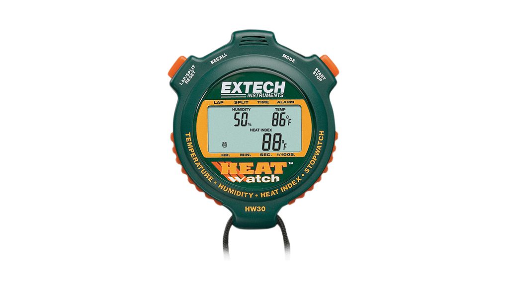 Humidity and Temperature Stopwatch, Chronomètre, LCD rétroéclairé