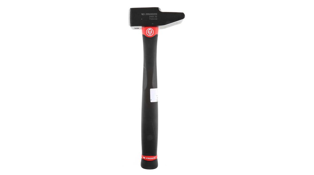 Facom Carbon Steel Engineer's Hammer with Graphite Handle, 585g Carbon Steel 300mm