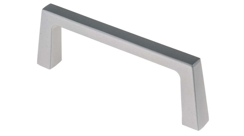 Silver Aluminium Handle 50 mm Height, 14.5mm Width, 140mm Length, Packung à 2 Stück
