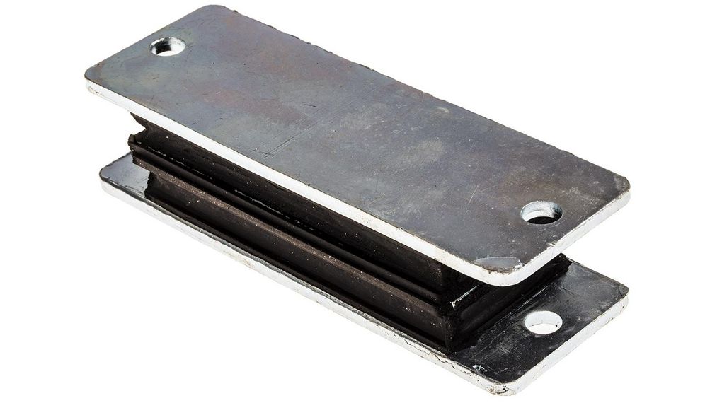 Rectangular Anti Vibration Mount with 1030kg Compression Load