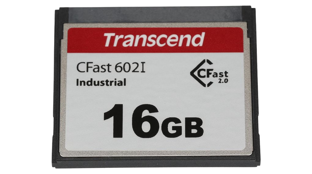 Memory Card, CFast, 16GB, 510MB/s, 340MB/s, Black