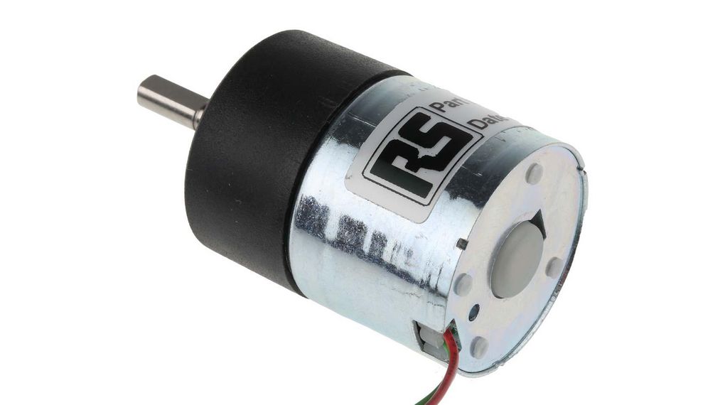 McLennan Servo Supplies Geared DC Geared Motor, 12 V dc, 2.5 Ncm, 80 rpm, 4mm Shaft Diameter